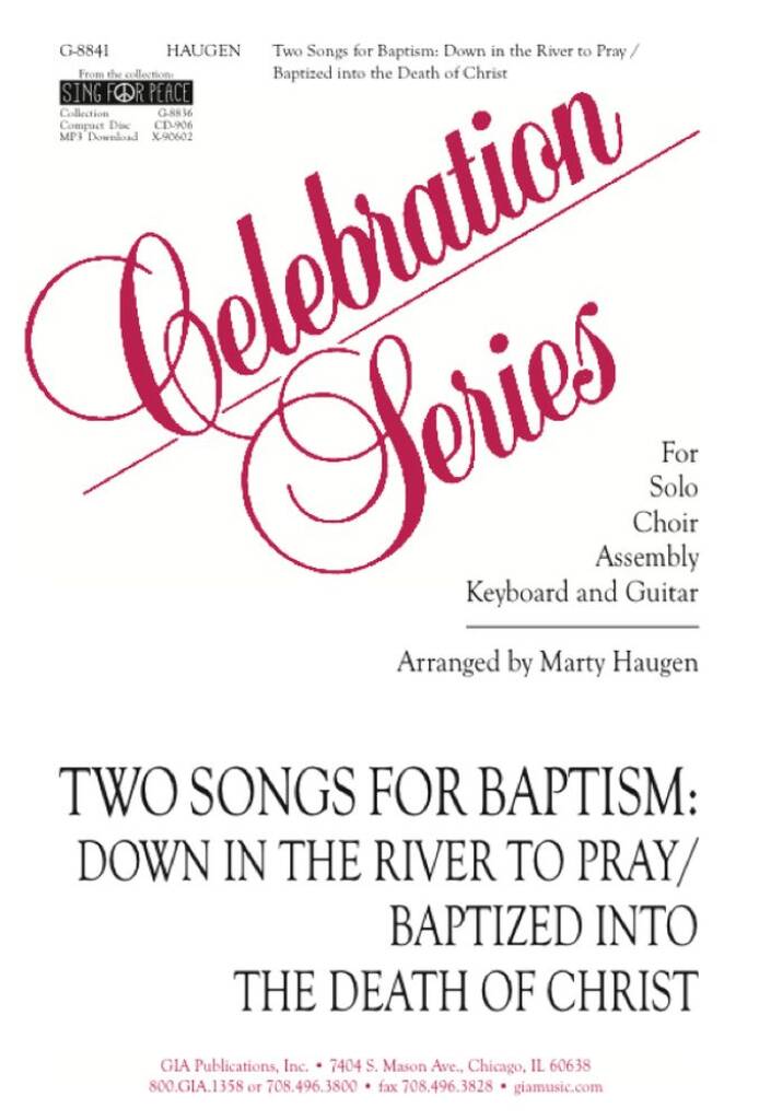 Two Songs for Baptism - Guitar edition